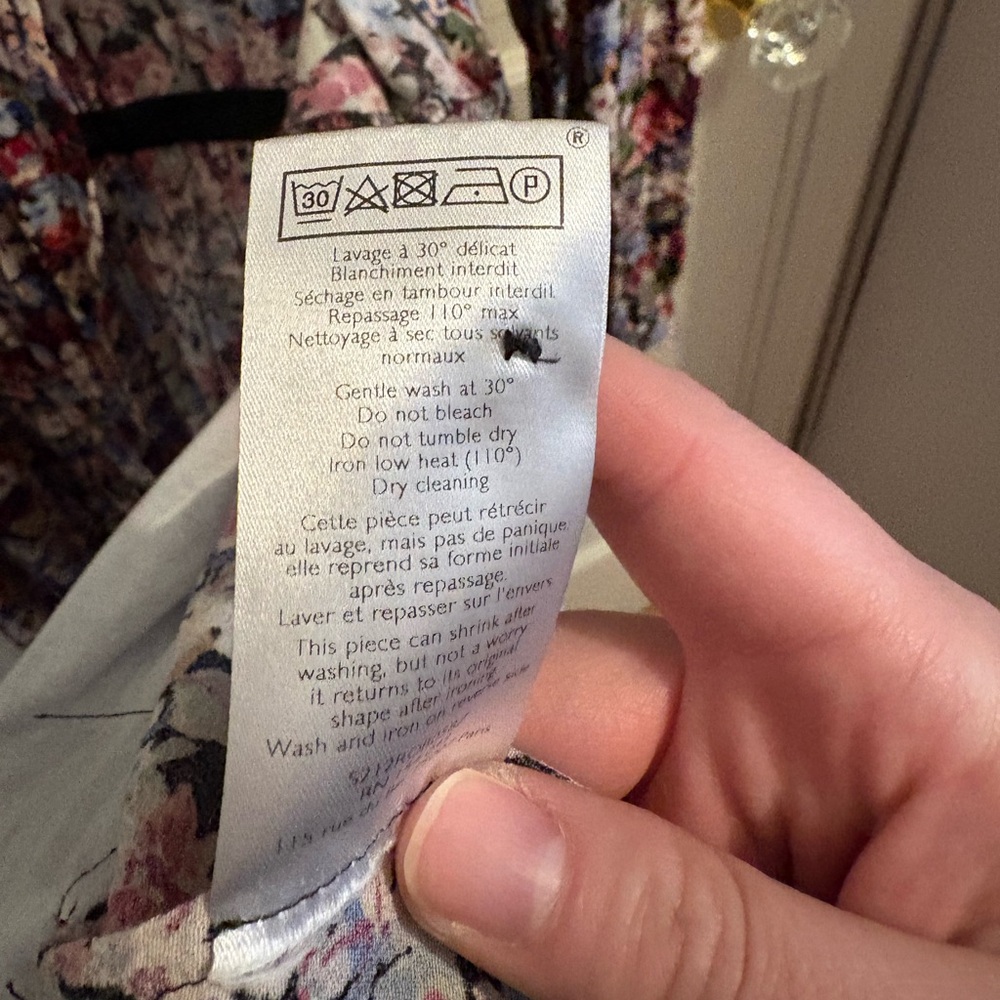 Sezane Leana Dress Fall Is Blooming - Size 44 - Picture 6 of 7